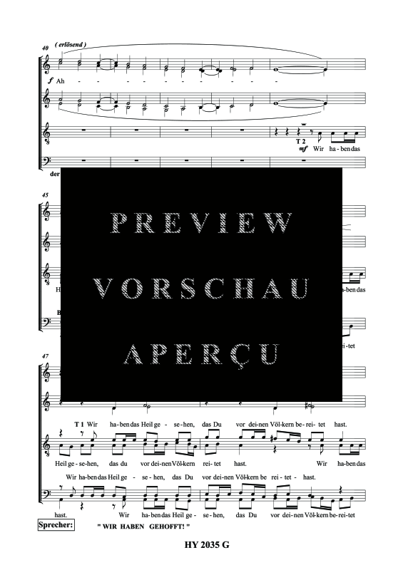 gallery: Verheissung des Lichts, , (Gemischter Chor und Sprecher)