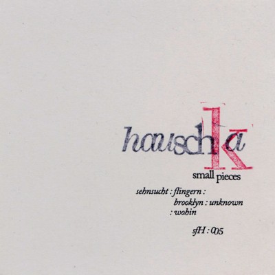 cover: Flingern, Hauschka, Klavier