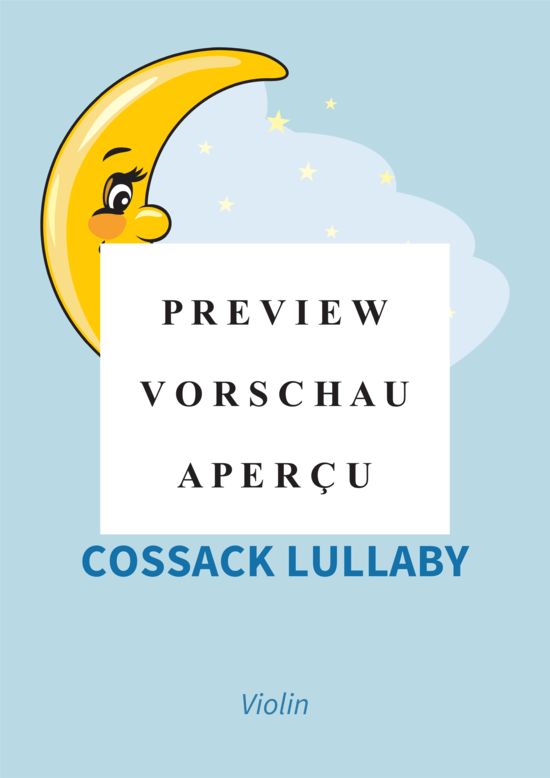 Produktgalerie: Seite 2 von 5 Cossack Lullaby , , (Violine 2)