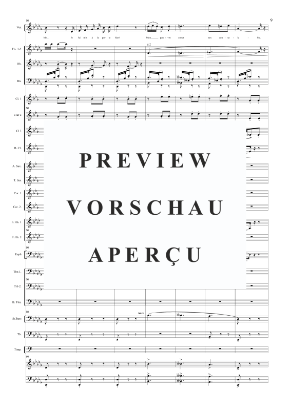 Produktgalerie: Seite 11 von 11 Pres des remparts de Seville (Seguidilla from Carmen), , Solo Gesang und Concert Band