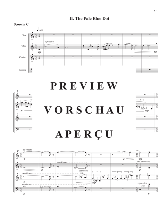 Product gallery: Page 16 of 21 Cosmic Portraits , , (flute, clarinet, oboe and bassoon)