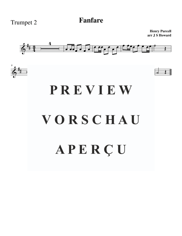 Produktgalerie: Seite 6 von 8 Fanfare, , Trompeten Quartett