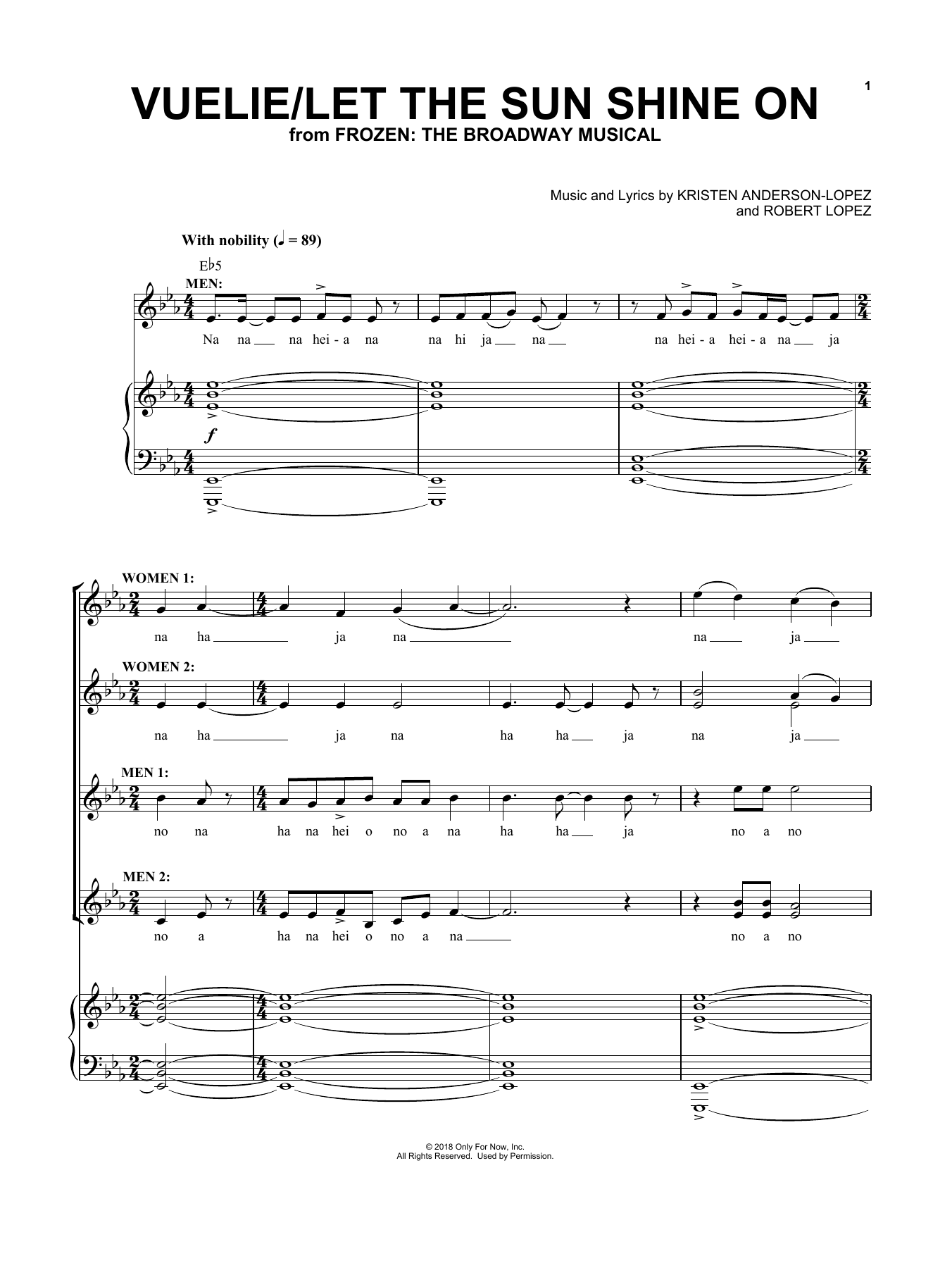 Produktbild zu: Vuelie / Let The Sun Shine On