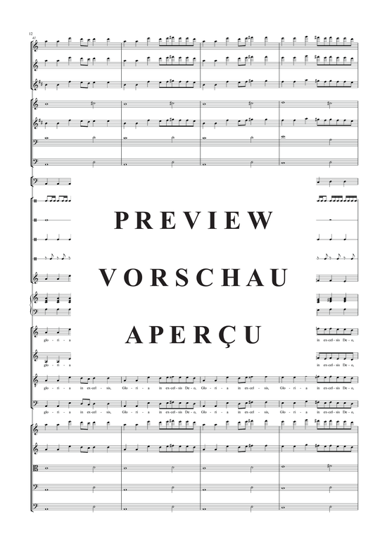 Produktgalerie: Seite 15 von 21 König der letzten Tage - Gloria: Partitur, , Orchester + Chor