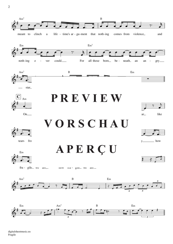 Product gallery: Page 3 of 4 Fragile , Sting, (Keyboard)