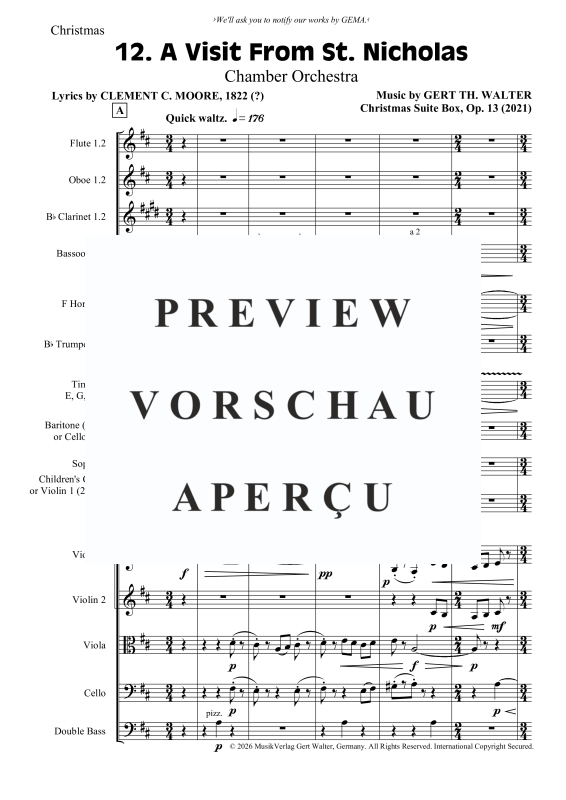 Produktgalerie: Seite 2 von 11 A Visit From St. Nicholas, , Kammer Orchester