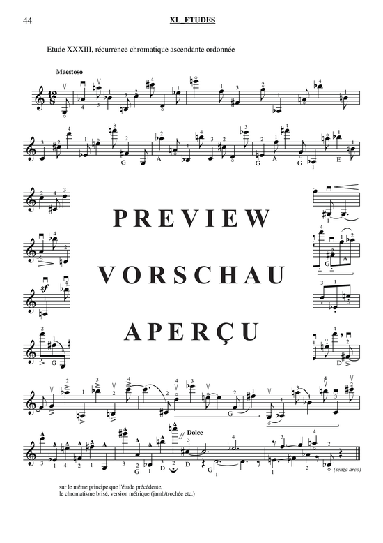 gallery: 40 Études for Violin , , (Geige Solo)