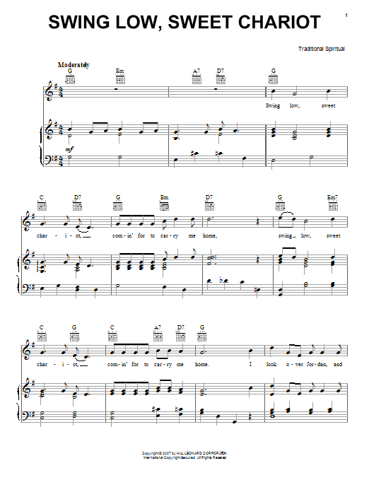 Produktbild zu: Swing Low, Sweet Chariot