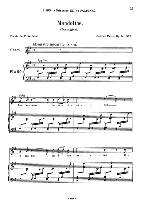 gallery: Mandoline Op.58 No.1 , , (Gesang mittel + Klavier)