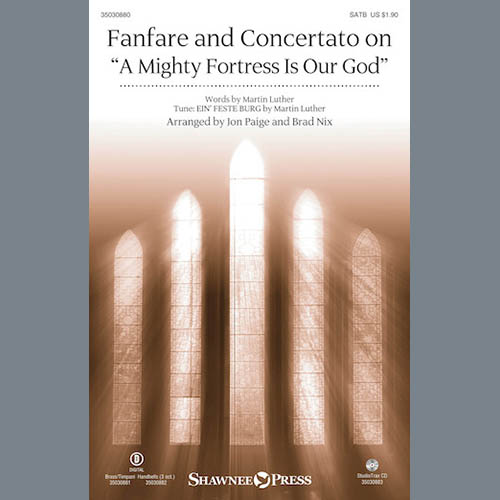 cover: Fanfare and Concertato on A Mighty Fortress Is Our God, Brad Nix
