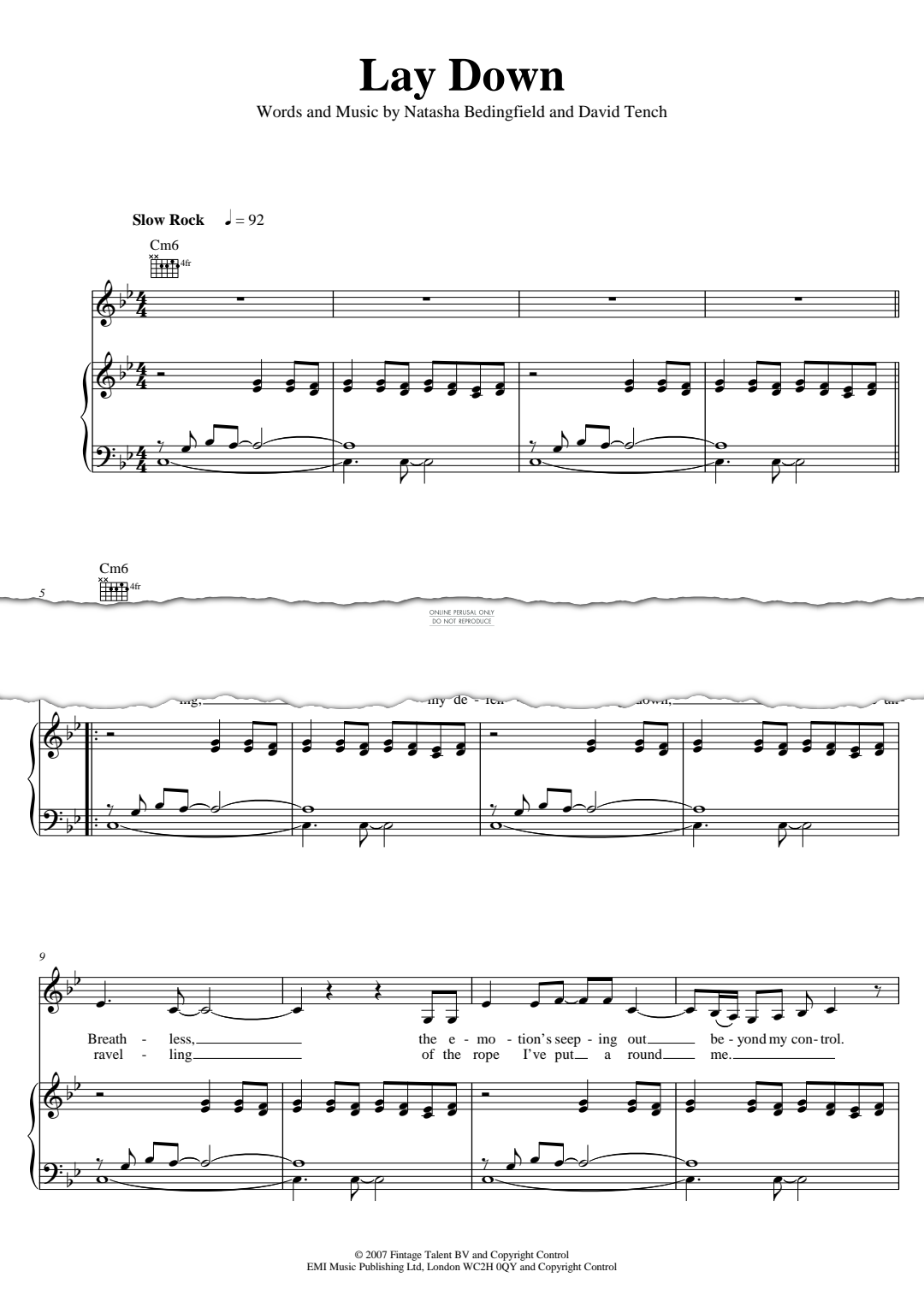 Produktbild zu: Lay Down