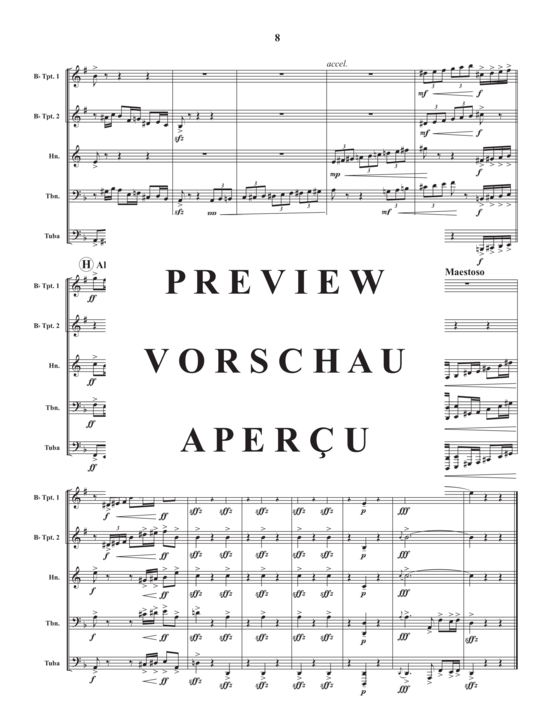 Produktgalerie: Seite 10 von 21 Virtuoso Polonaise Marcatiss , , (Blechbläserquintett)