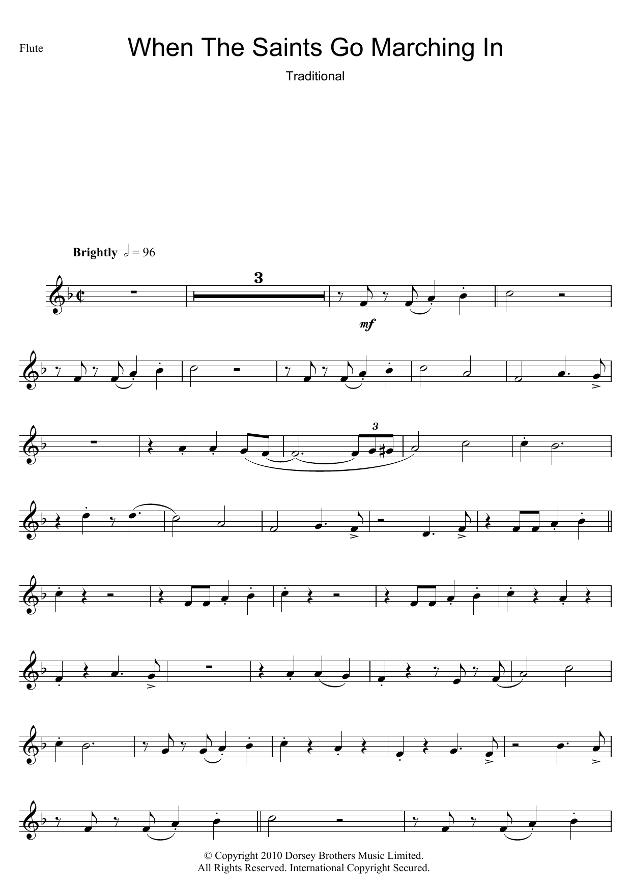 Product gallery: Page 1 of 1 When The Saints Go Marching In, African-American Spiritual