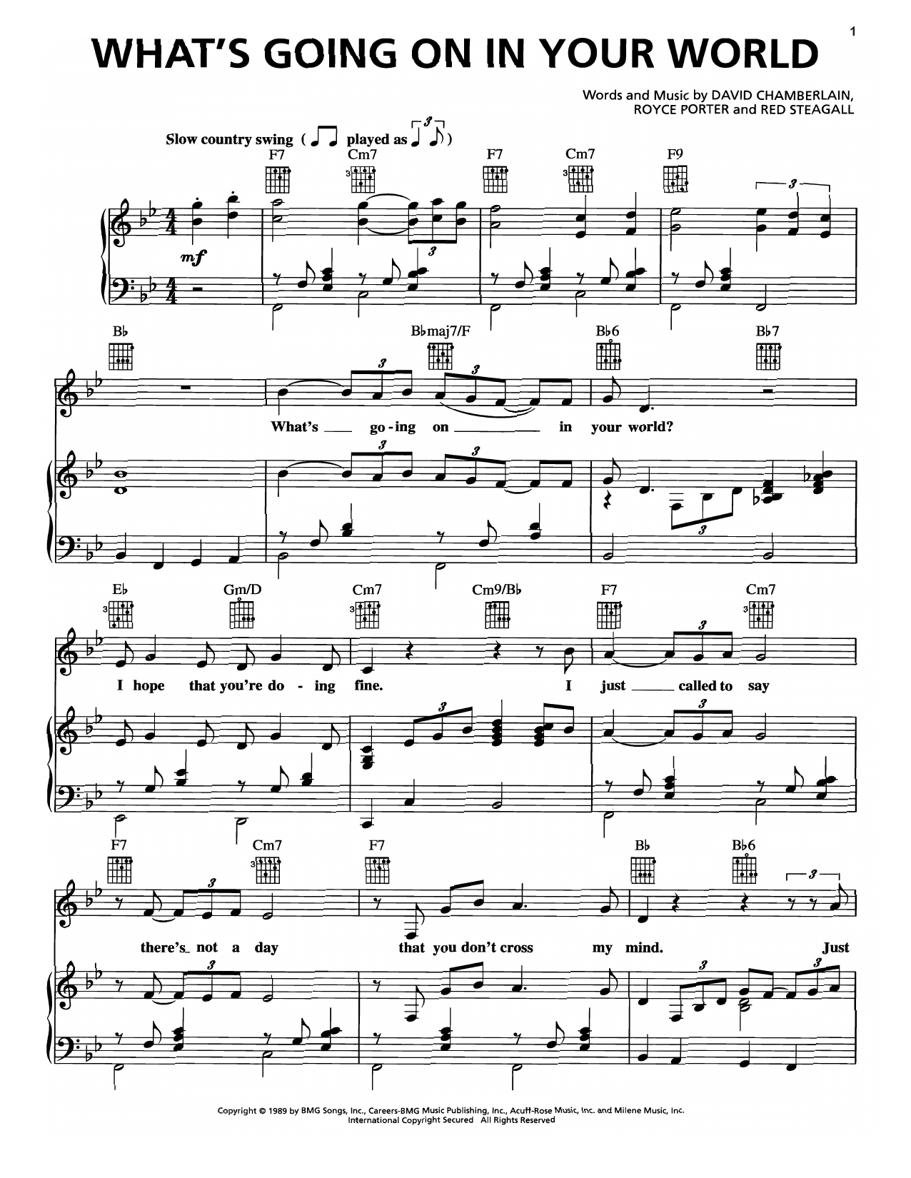 Product picture to: What's Going On In Your World