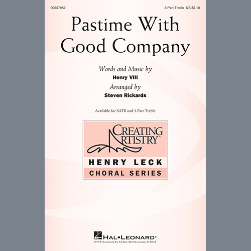 cover: Pastime With Good Company, Steven Rickards