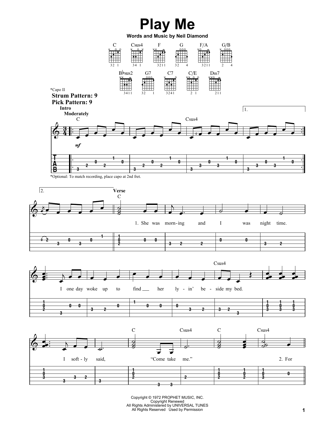 Product gallery: Page 1 of 1 Play Me, Neil Diamond