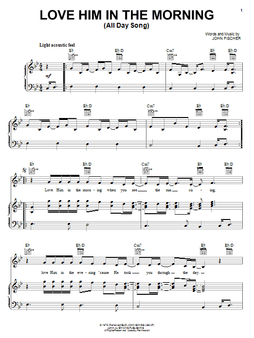 Produktbild zu: Love Him In The Morning (All Day Song)
