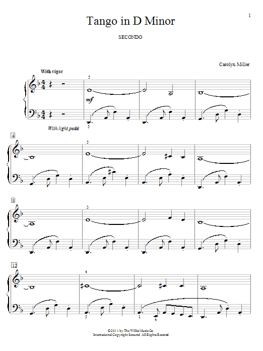 Product picture to: Tango In D Minor