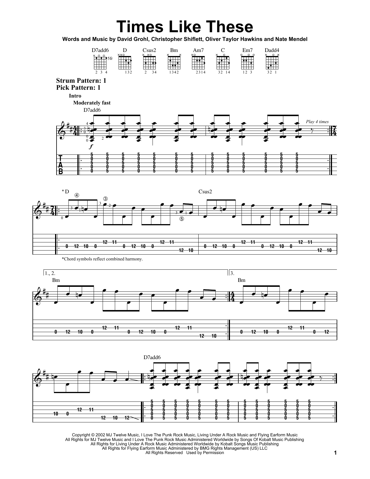 Product gallery: Page 1 of 1 Times Like These, Foo Fighters