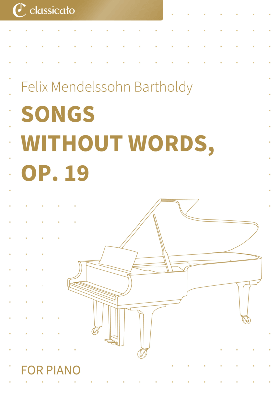 cover: Lieder ohne Worte Op. 19, , Klavier Solo