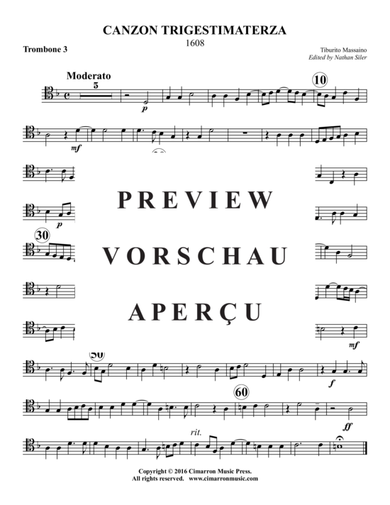 Product gallery: Page 10 of 15 Canzon Trigestimaterza , , (Trombone ensemble)