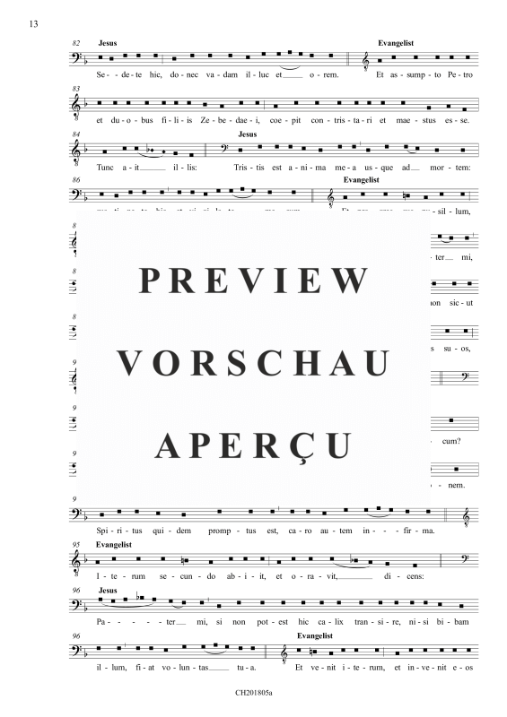 Produktgalerie: Seite 7 von 11 Passio secundum Matthaeum - Matthäuspassion, , (Gemischter Chor)