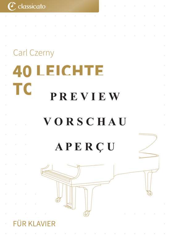 Produktgalerie: Seite 2 von 11 40 leichte Tonstücke - op. 803, Werke 7 - 11 , , Klavier Solo