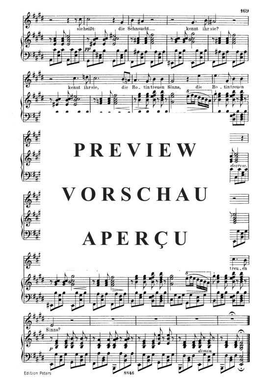 gallery: Die Taubenpost, D.957-14 (Schwanengesang) , ,  (Gesang mittel + Klavier)