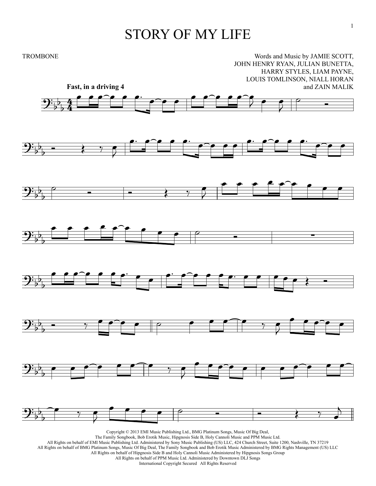 Product gallery: Page 1 of 1 Story Of My Life, One Direction