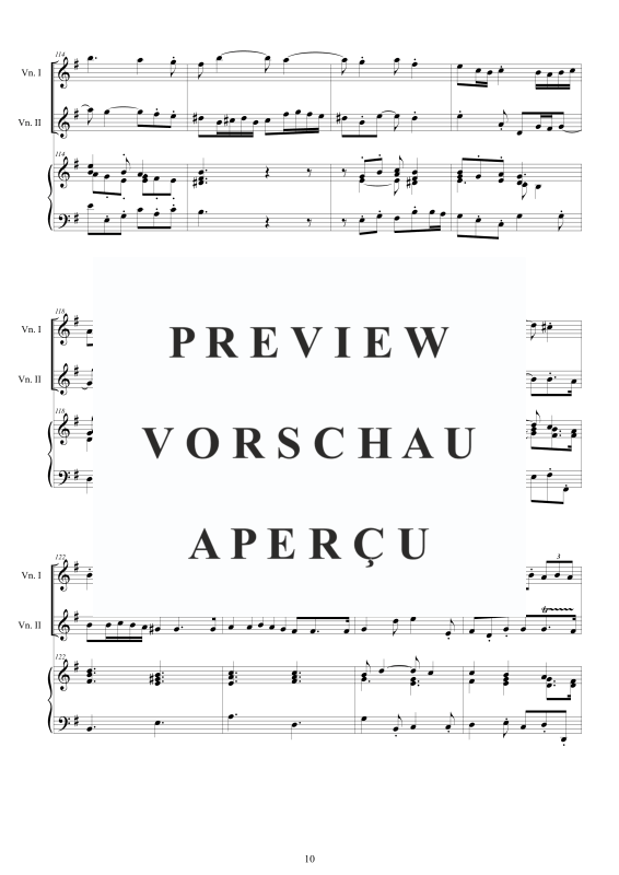 Produktgalerie: Seite 11 von 11 Trio Sonata No.11 in E-Moll Op.1, , 2 Violinen und Cembalo