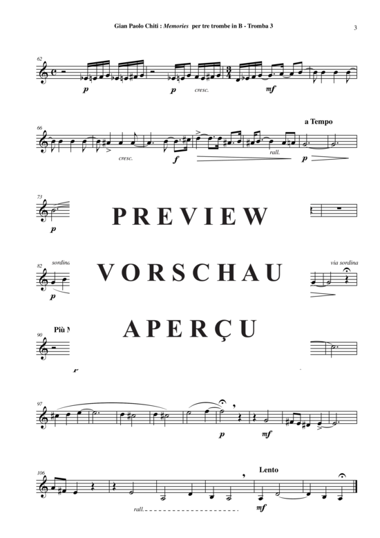 Produktgalerie: Seite 17 von 17 Memories , , (Trompeten Trio)