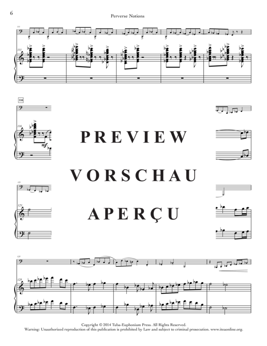 Produktgalerie: Seite 8 von 13 Perverse Notions , , (Tuba + Klavier)