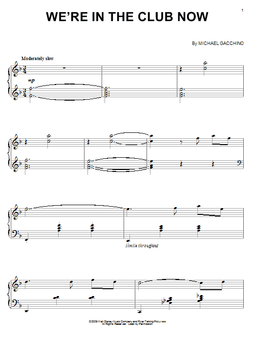 Product gallery: Page 1 of 1 We're In The Club Now, Michael Giacchino