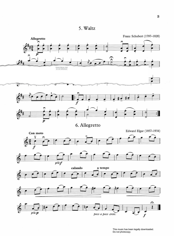 Product gallery: Page 1 of 1 Allegretto, Edward Elgar