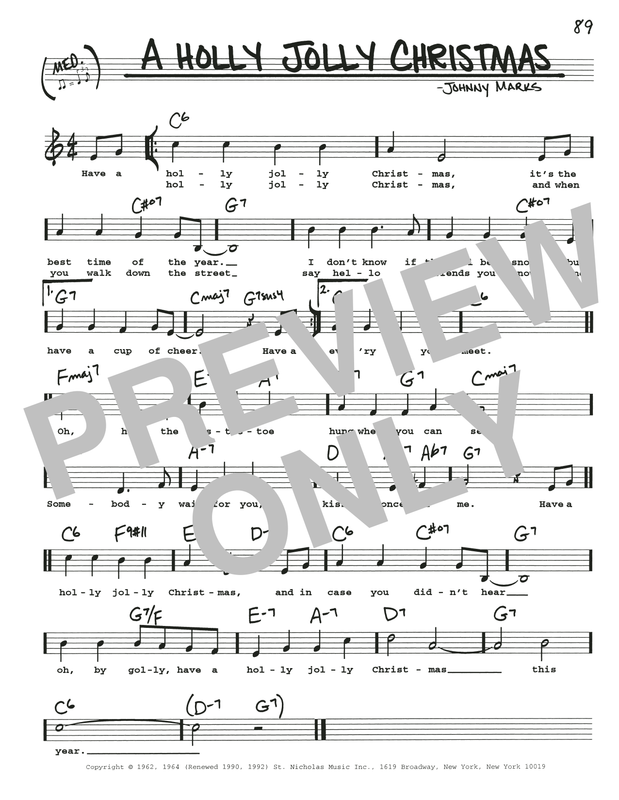 Product gallery: Page 1 of 1 A Holly Jolly Christmas, Johnny Marks