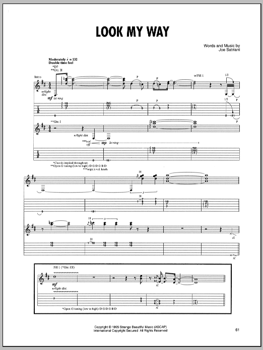 Produktgalerie: Seite 1 von 1 Look My Way, Joe Satriani, Gitarre