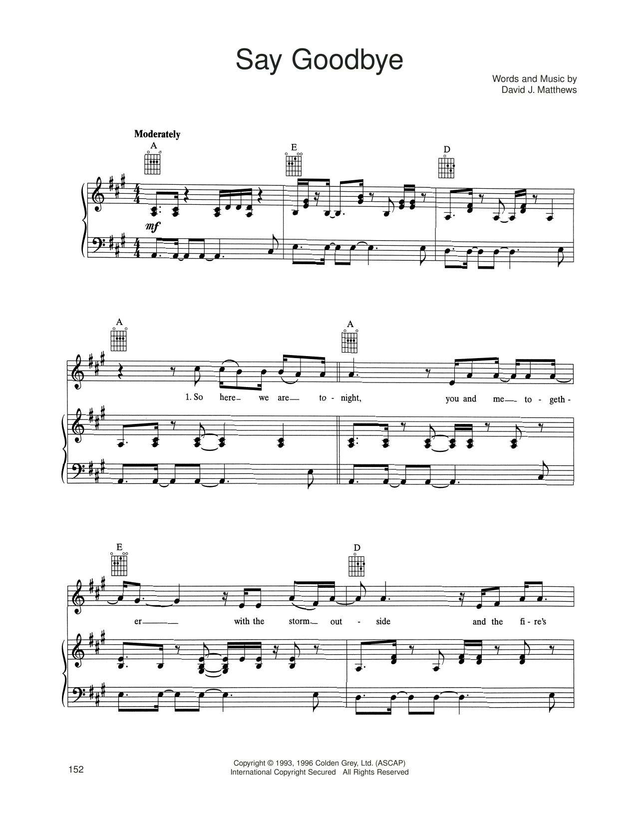 Produktbild zu: Say Goodbye