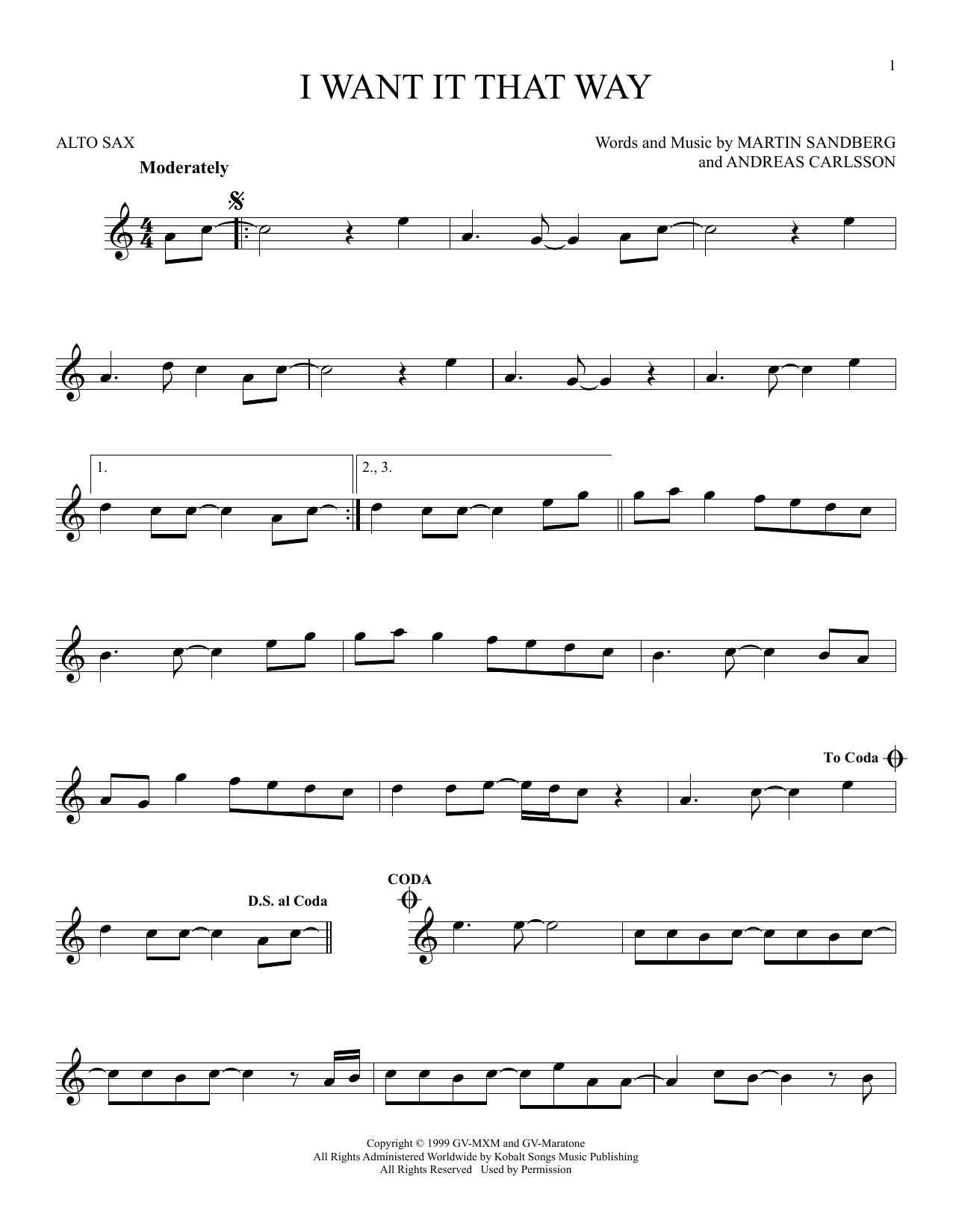 Product gallery: Page 1 of 1 I Want It That Way, Backstreet Boys