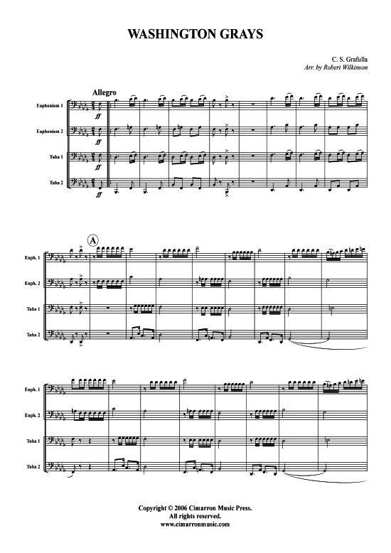 Product picture to: Washington Grays C. S. Grafulla