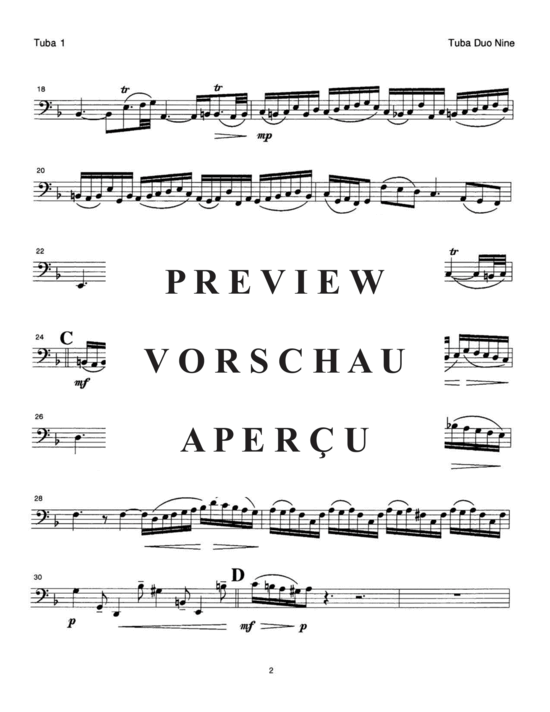 Produktgalerie: Seite 15 von 21 Concert Duets Vol. 2 , , (Tuba Duett)