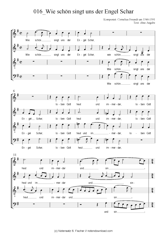 Product picture to: Wie schön singt uns der Emgel Schar Chorsatz Alte Meister