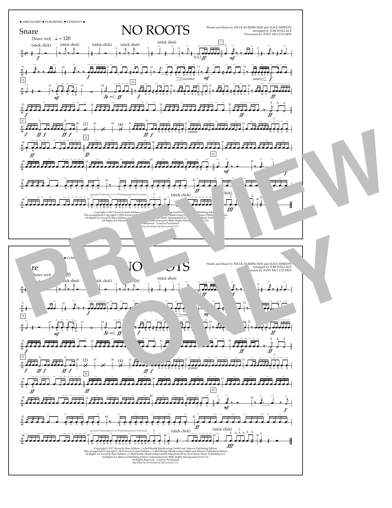 Product picture to: No Roots - Snare