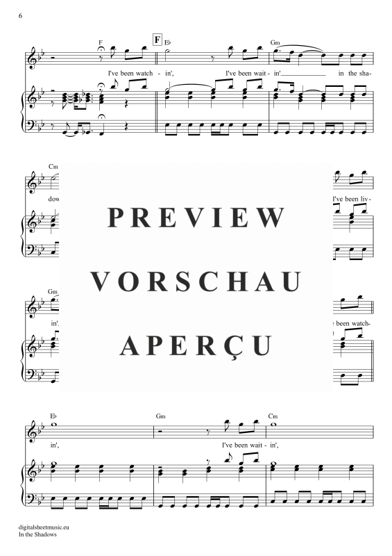 gallery: In The Shadows, Rasmus, Klavier, Gesang & Akkorde