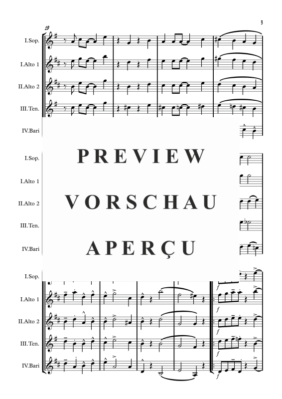 gallery: Santa Claus Is Coming To Town, , Saxophone Quartet S/A A T B