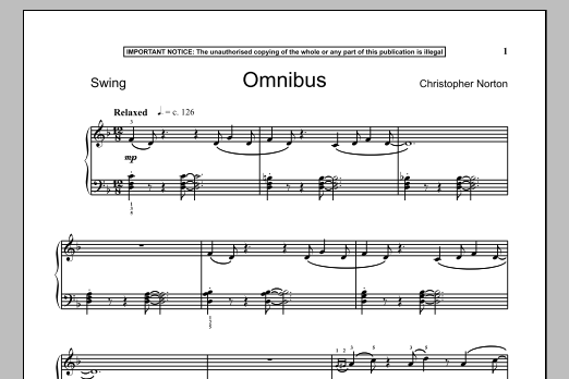 Product gallery: Page 1 of 1 Omnibus, Christopher Norton