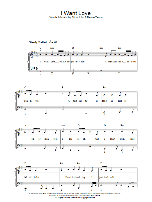 Produktbild zu: I Want Love