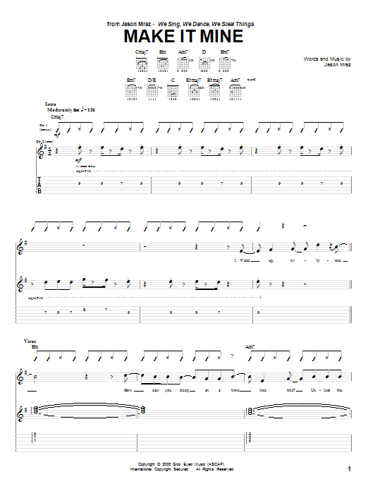 Product gallery: Page 1 of 1 Make It Mine, Jason Mraz