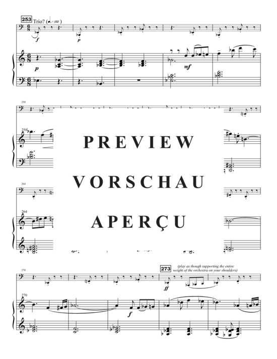 Produktgalerie: Seite 13 von 21 Concerto for Tuba and Chamber Orchestra , , (Tuba Solo + Klavier)