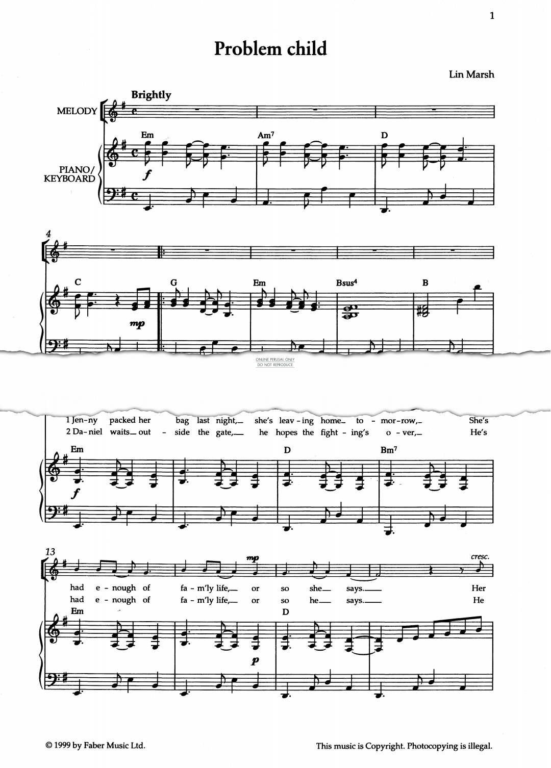 gallery: Problem Child, Lin Marsh