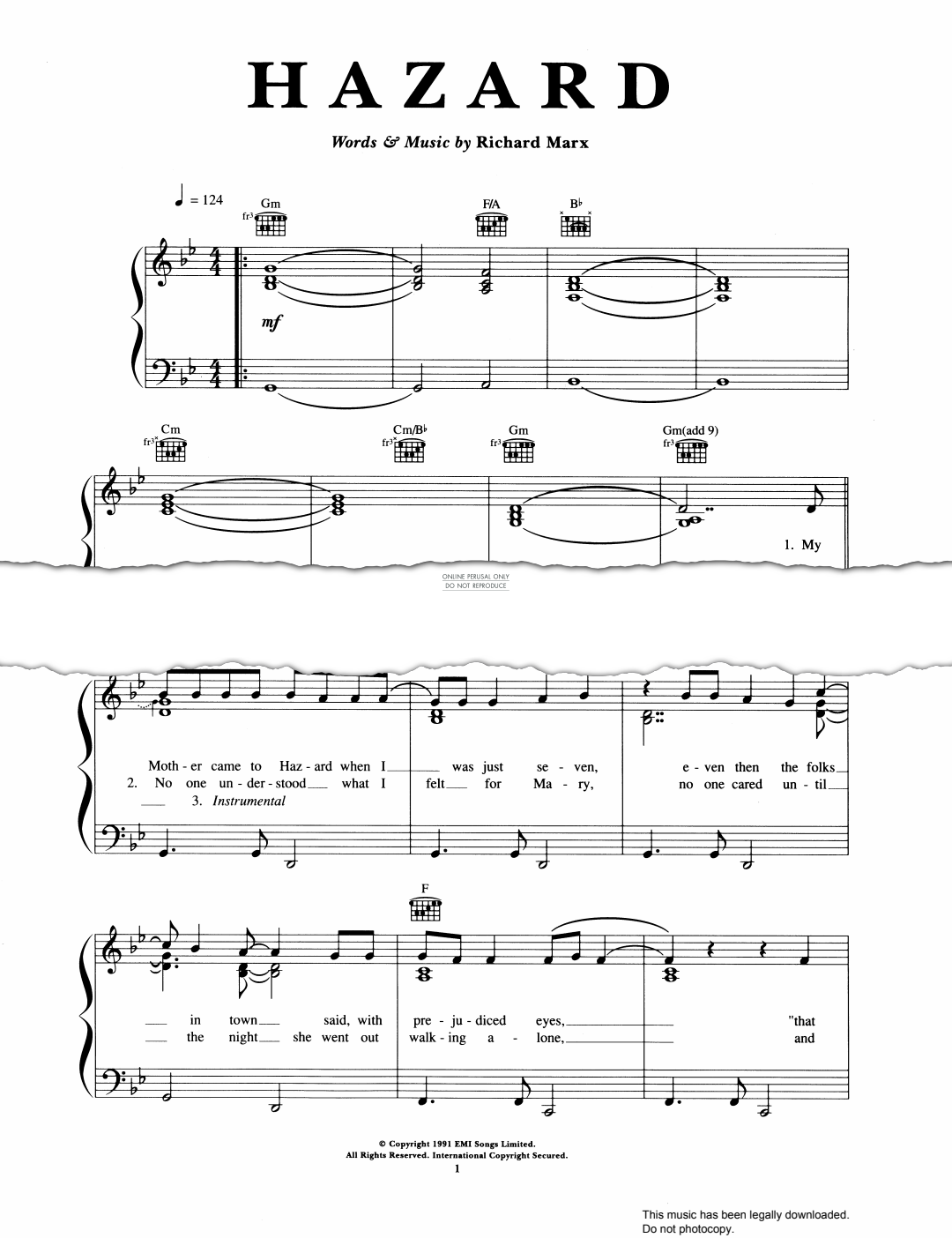 gallery: Hazard, Richard Marx